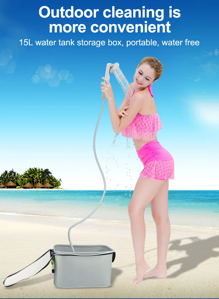 New USB Rechargeable Outdoor Ultra-portable Shower Bidet Sprayer for Bathing Personal Cleaning Traveling Hiking Camping details