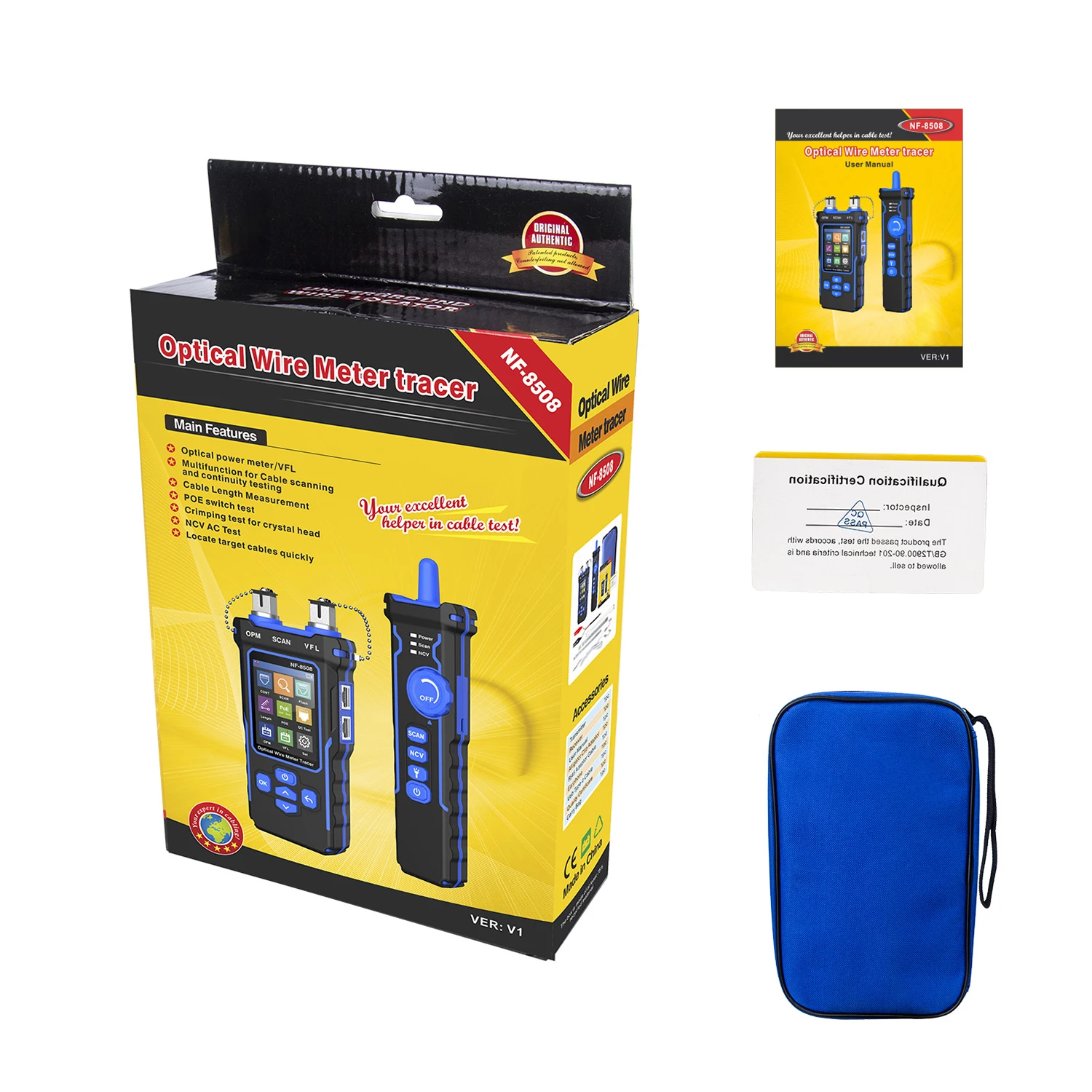 Фотоискатель сети оптический измеритель мощности проводки