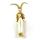 Gold commercial elf on a shelf elves figures Christmas Elf Plush Toy