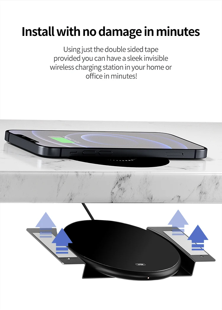 Long Distance Nightstand Wireless Charger For Watch Airpods Mobile