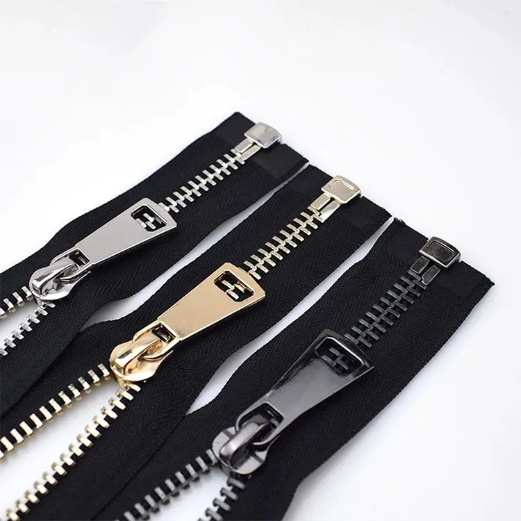 Dawei Hot Sale Eco-friendly 10# Metal Zinc Alloy Zipper Black Coil ...