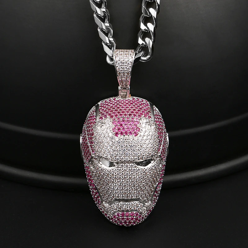 Collana hip hop cattivo cattivo ragazzo in acciaio inox