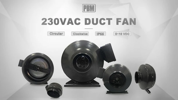 Duct Fan, 0~10VDC, 230VAC, IP55, 150mm - detail 2