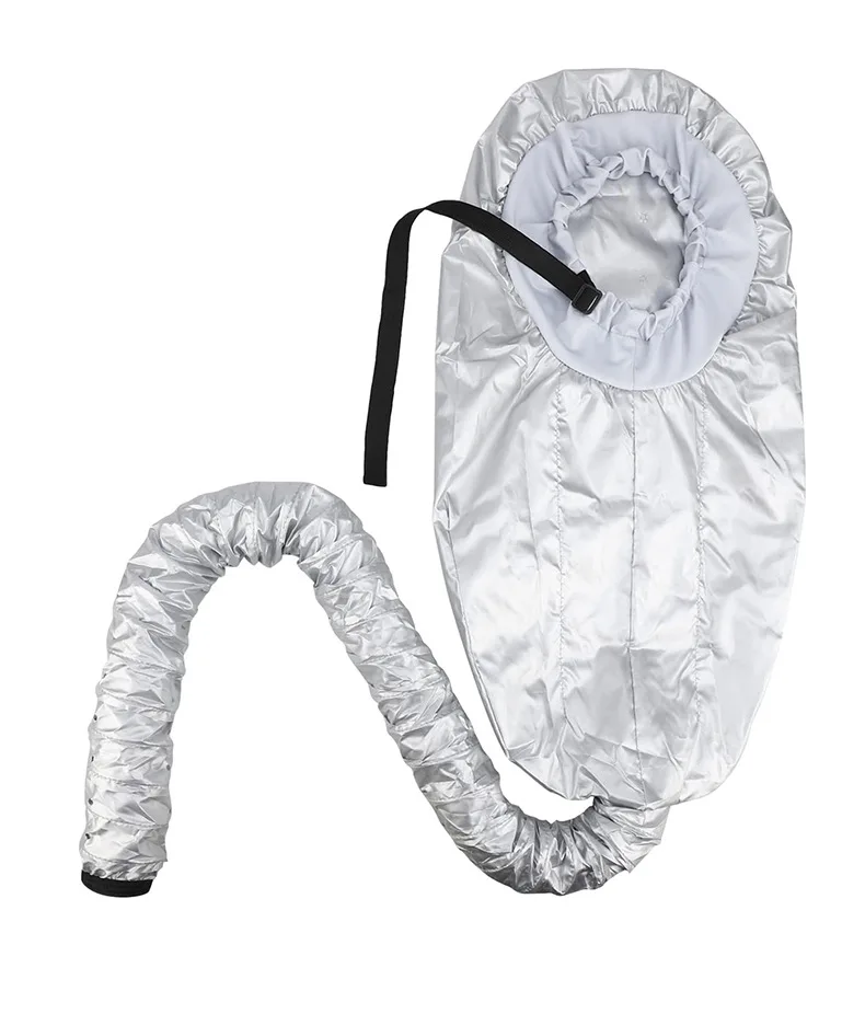 Sliver/pink Steamer Home Hair Dryer Easy Use Soft Salon Modelling Adjustable Hair Drying