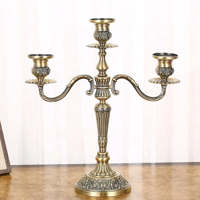 Brutalistische bronzen kandelaar - Decennia Design
