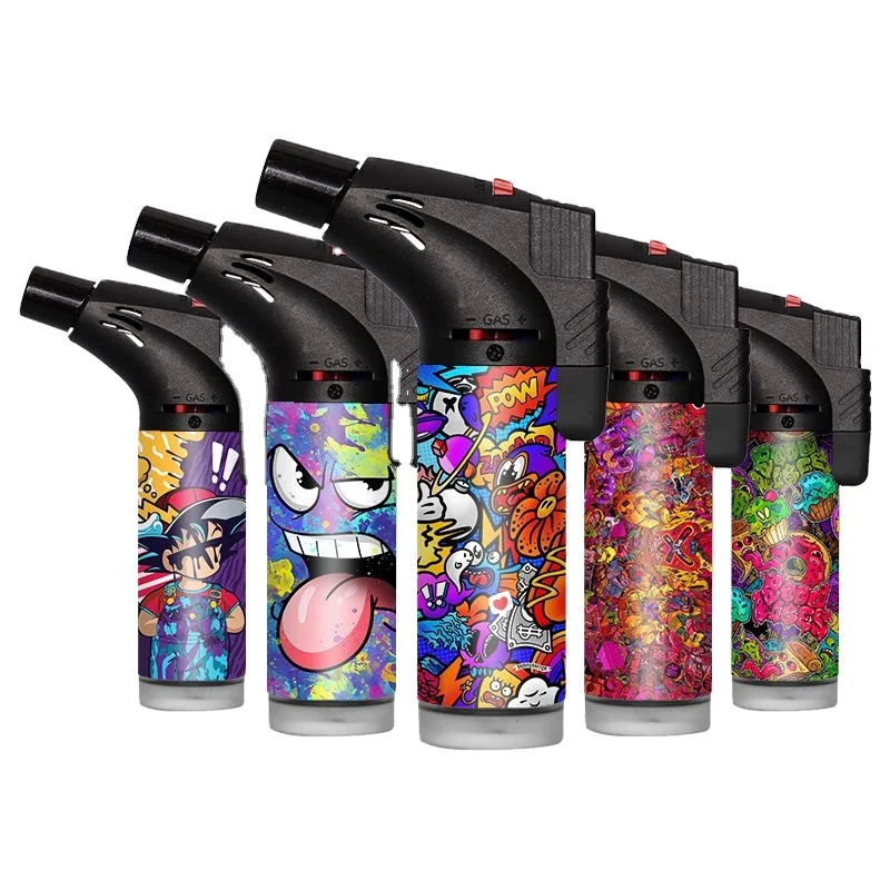 Заводская акция газовые многоразовые зажигалки ветрозащитные для сигарет