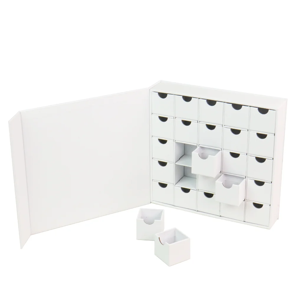 Custom Ramadan Christmas Chocolate Calendar Advent Boxes Paper Cosmetic