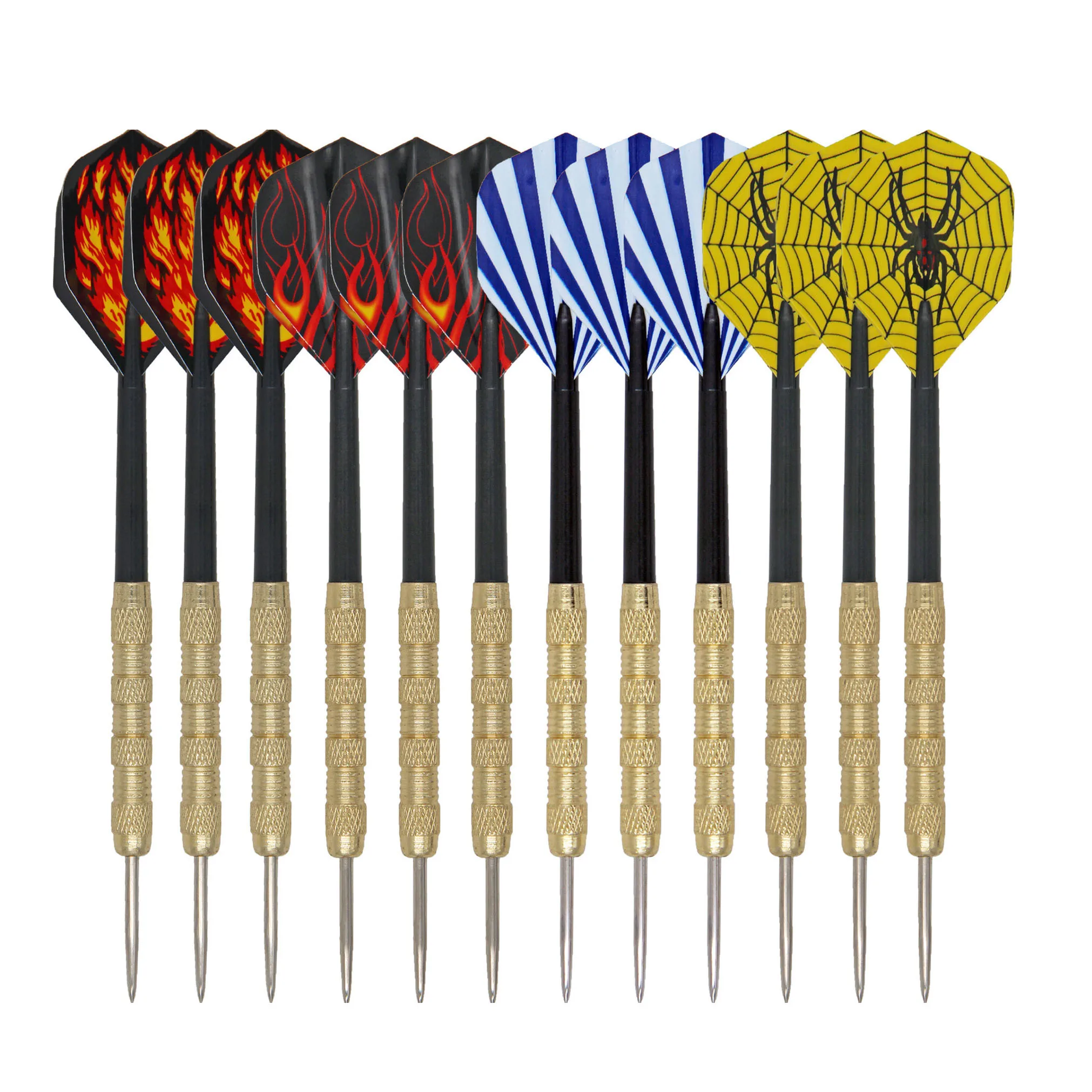 Multiple Styles Darts Flights Free Combination14g Brass Iron Dart Set