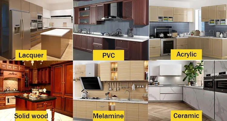 Kitchen cabinet european style luxury cuisine complete supplier