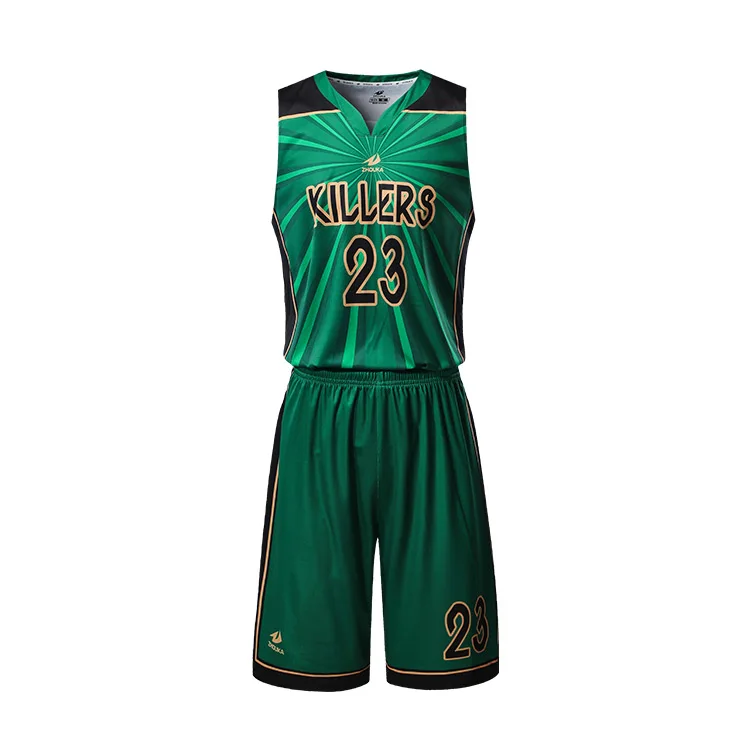 Zhouka Custom Design High Quality Sports Basketball Uniform Basketball Jersey