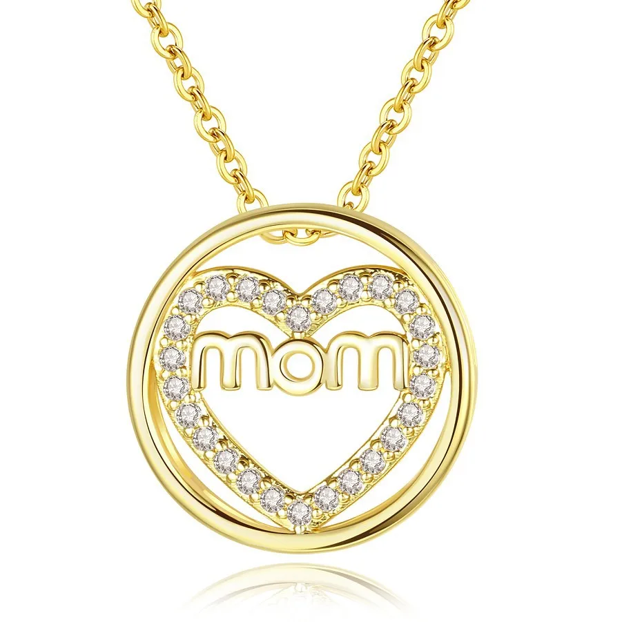 Buy Mom Necklace,Diamond Necklace,Heart 