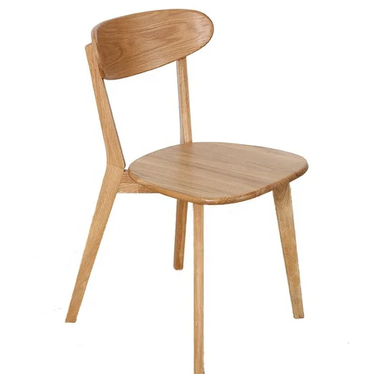 ダイニングチェアオーク材リビングルームコーヒーショップOAK