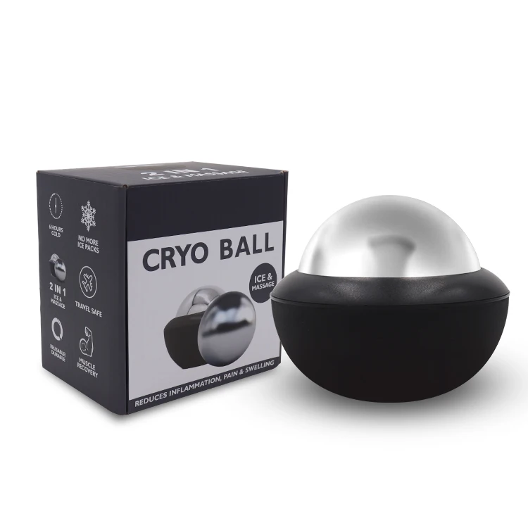 Mrb Fitness Cryo Ball Cold Massage Roller Recovery Ball Stainless Steel ...