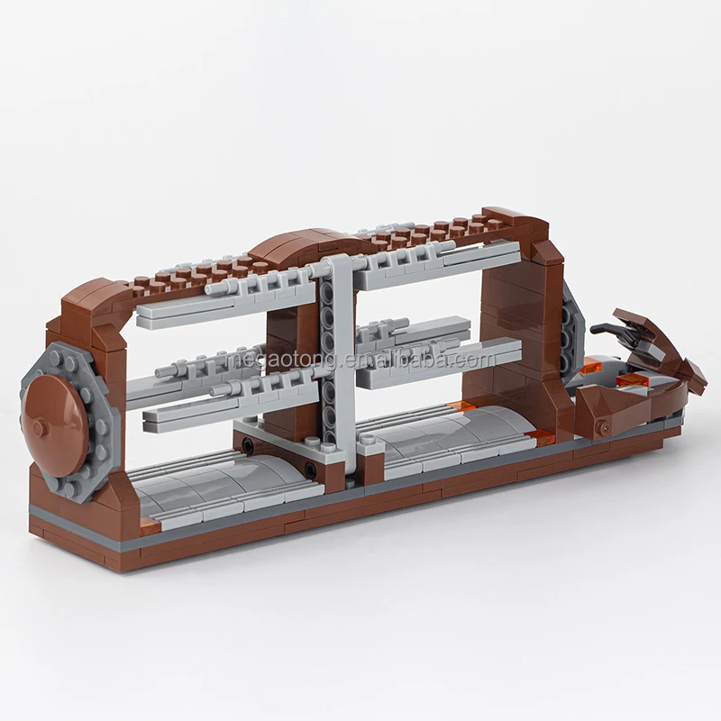 MOC2007 Space Battle Droid Transporter Wars Movie Action Bricks Creative Military Building Blocks Educational Toys for Kids Gift