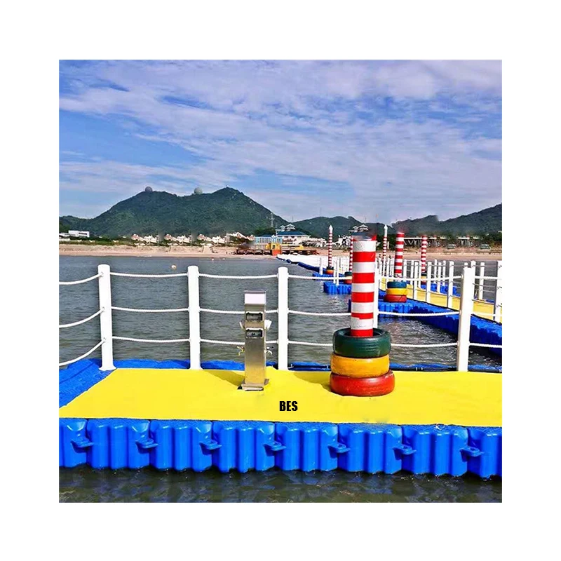 HDPE Aquaculture Fishing Floating Platform Seadoo Candock Floating Dock for Jet Ski Jetty Pontoons for Floating House