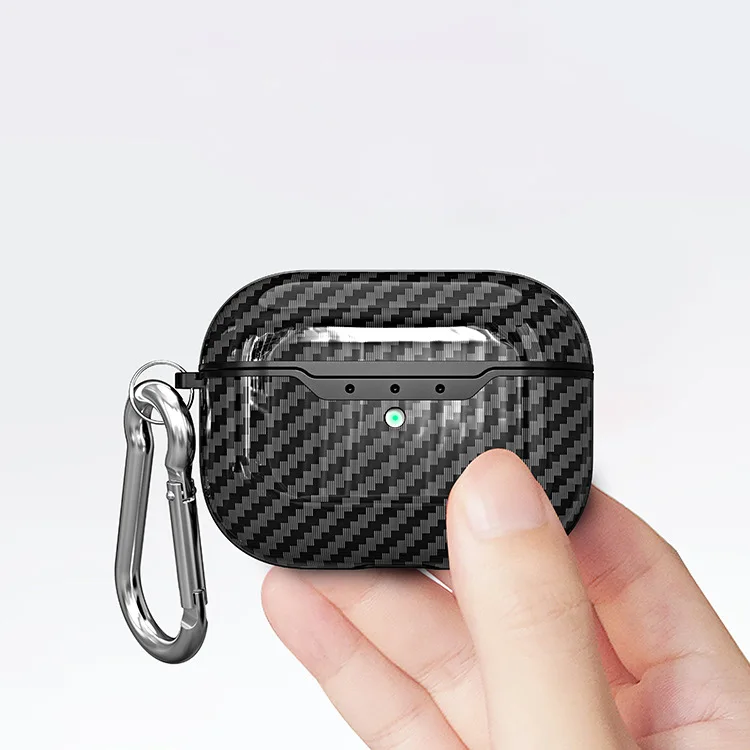 New 4 Colors Carbon Fiber Tpu Case For Airpods Pro Cover For Airpods 3 Full  Protection Case - Buy For Airpods Pro Case Carbon Fiber,For Airpods Pro  Carbon Fiber Case,For Airpods Pro