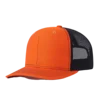 naranja con negro