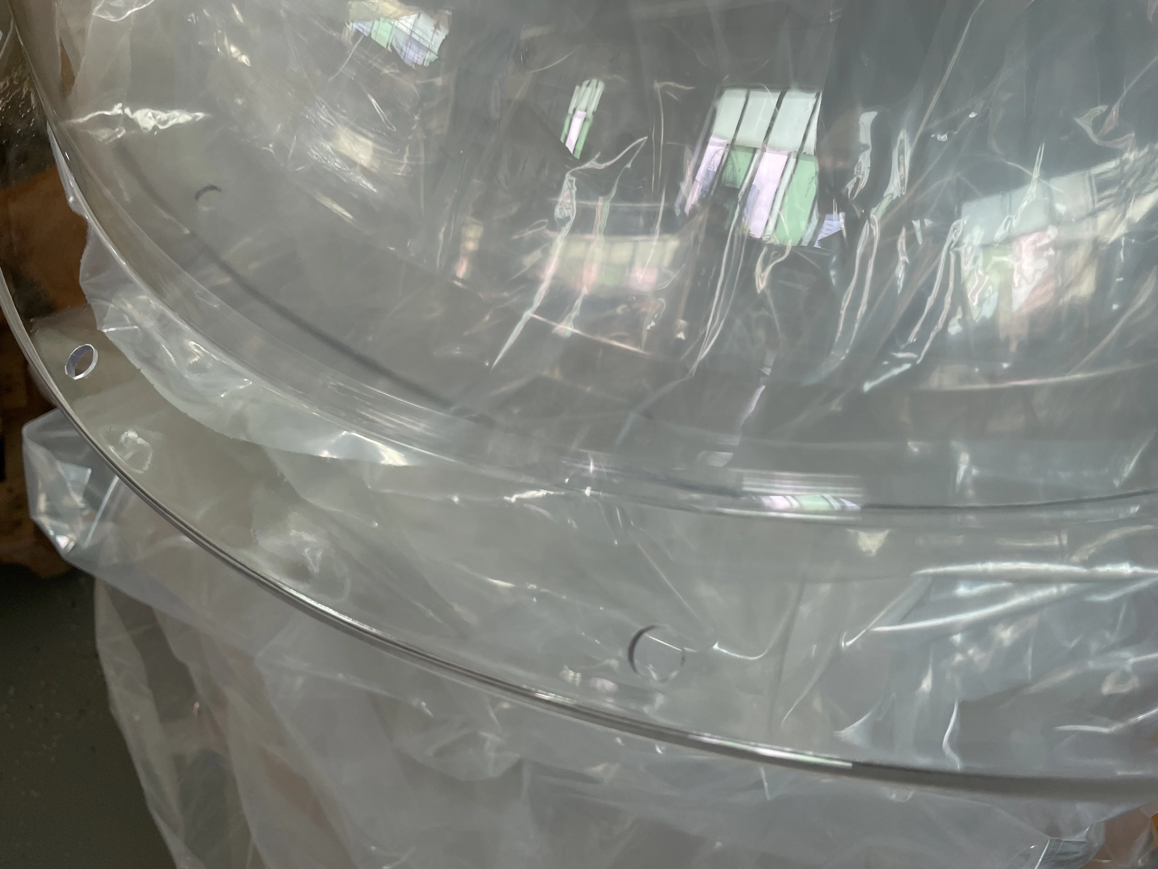 Custom High Transmissive Polycarbonate Dome Clear Plastic Dome Cover PMMA Transparent Hemisphere