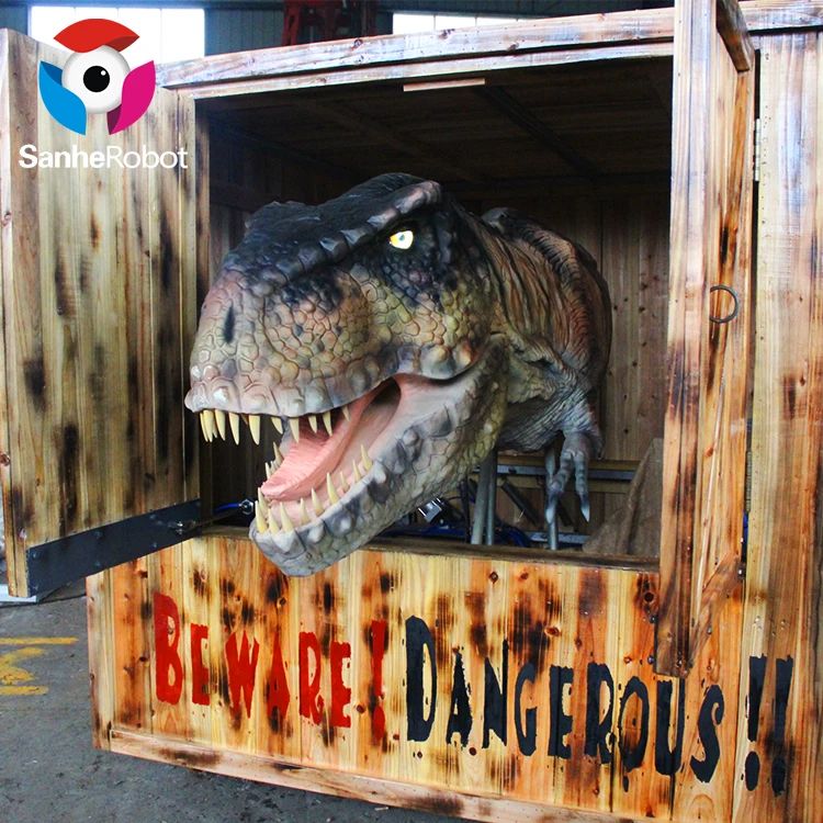High Simulation Animatronic Dinosaur t Rex Dinosaur in  Luna Park Equipment for Sale