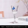 Gobelet papillon Style 4 transparent