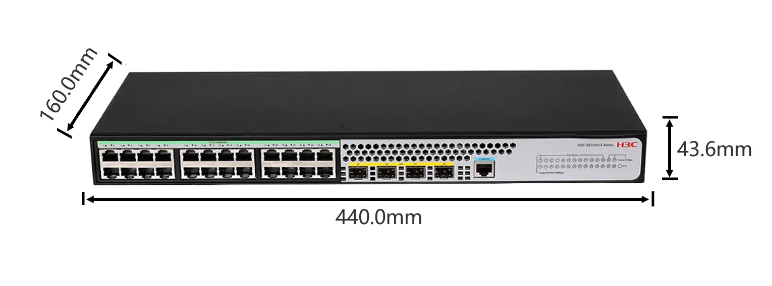 H3c S5120v3-28p-li 24*10/100/1000tx 4*sfp Enterprise Gigabit Ethernet ...