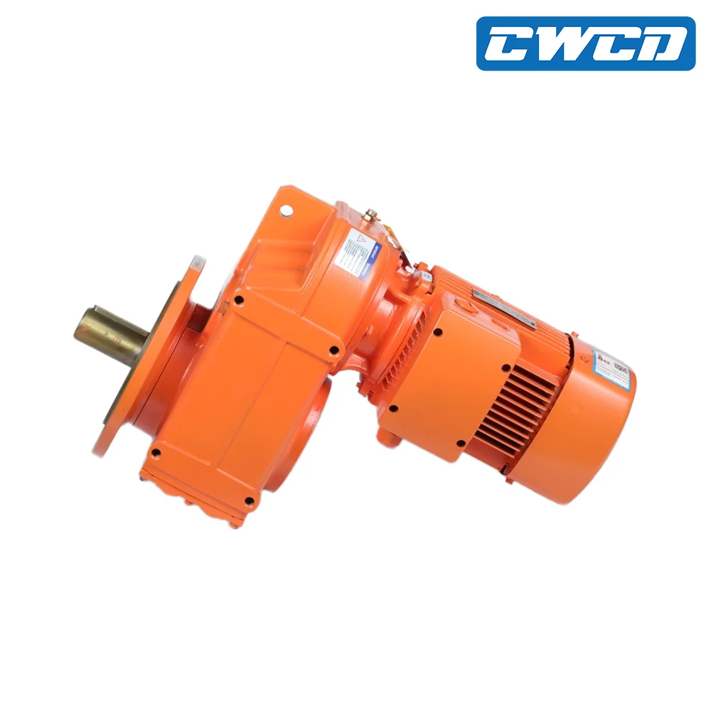 F37 Gearbox with Motor Parallel Helical Gear Transmission Geared Motor F Series Parallel Shaft Reducer