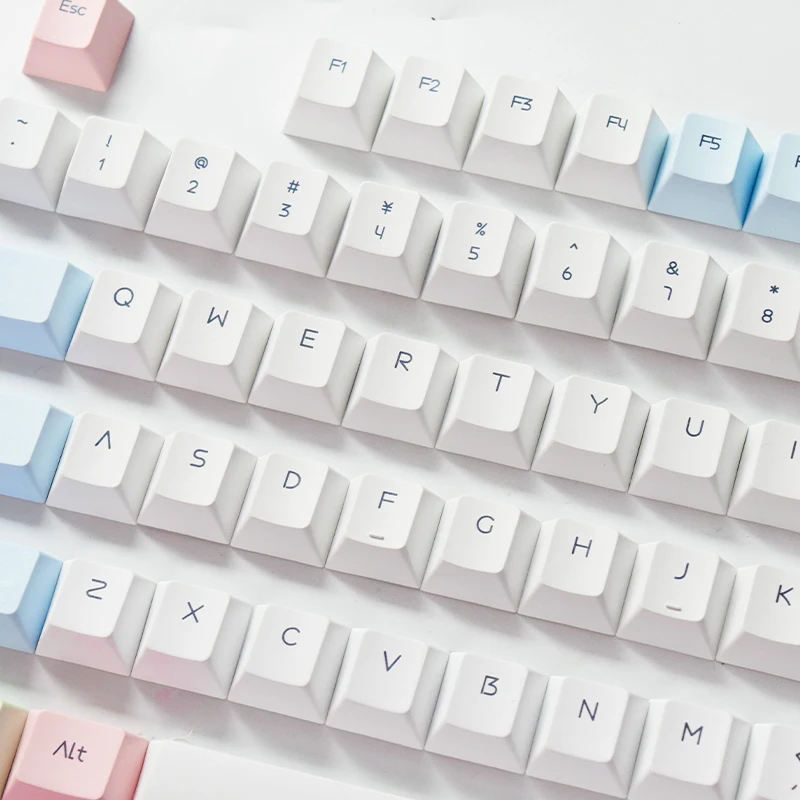 AFLION Custom Resin Dye Sublimation Keycap Blank  139 Anime Laptop Pbt High Quality Keycaps