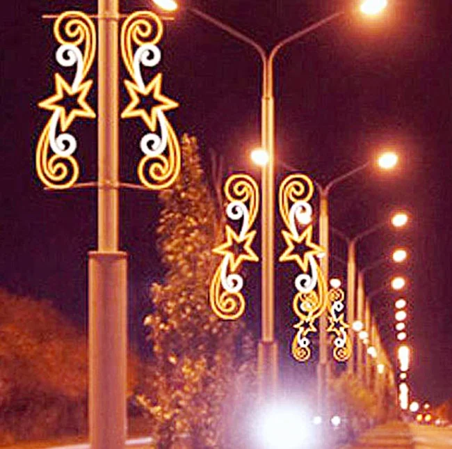 Led Decoration Street Pole Motif Light Buy Christmas Pole Lights