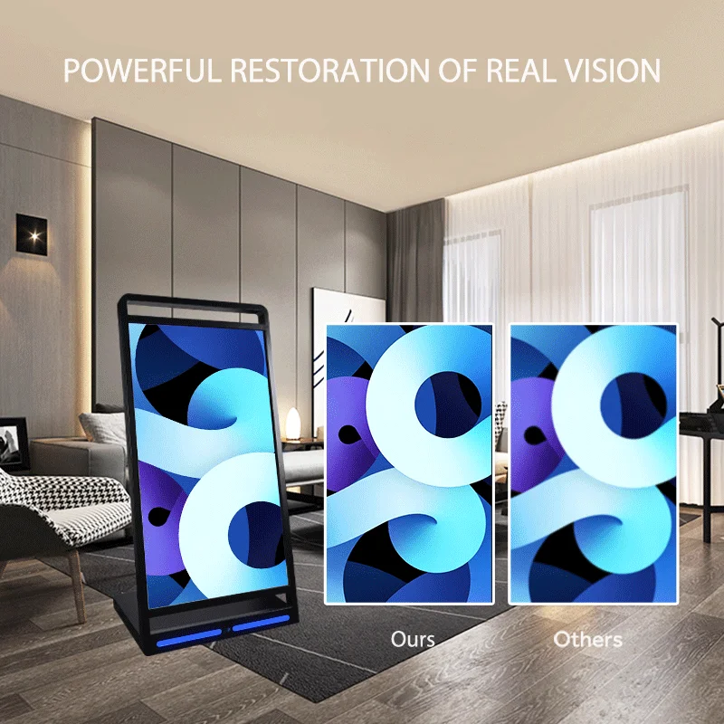 For COSUN Creative Waterproof Rotating Magic Cube LCD Poster Display for Advertising in Elevators and Retail Stores
