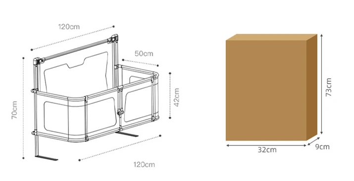 New Design Baby Safety Product Kid 3 in 1 Baby Bed Toddler Used Bed Guard Rail