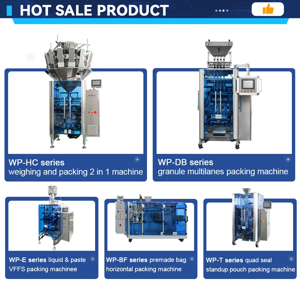 Zip-lock Vffs Vertical Automatic Food Powder Pouch Sealing Filling Packaging Stand up Zipper Premade Bag Doypack Packing Machine