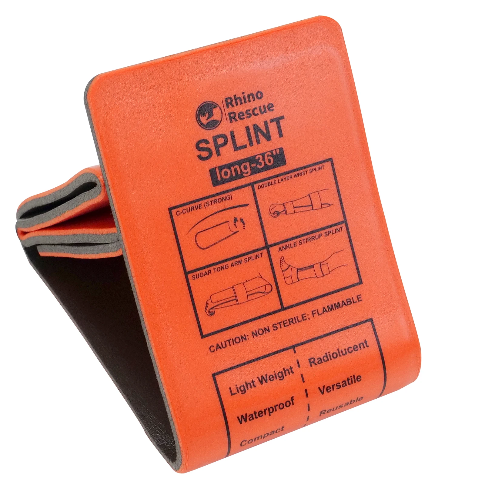 CE Approved Splint Aluminum Polymer Splints Medical Emergency Splint Kit for Bone Fixed Leg Rhino Rescue