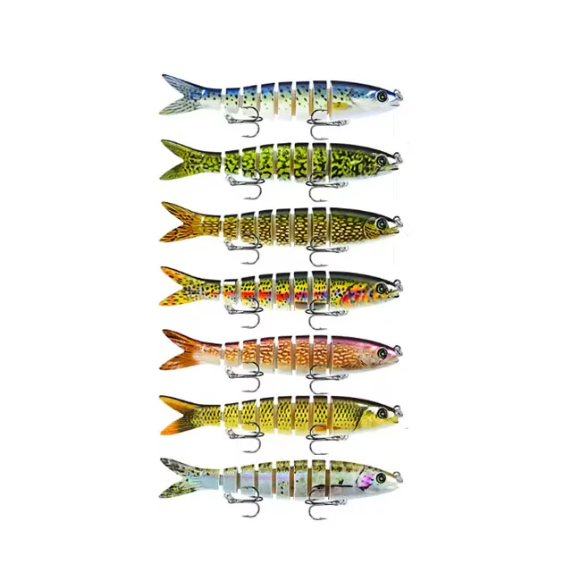 Wholesale Artificial Fishing Lure Minnow Pesca Jointed Swimbait Jointed ...