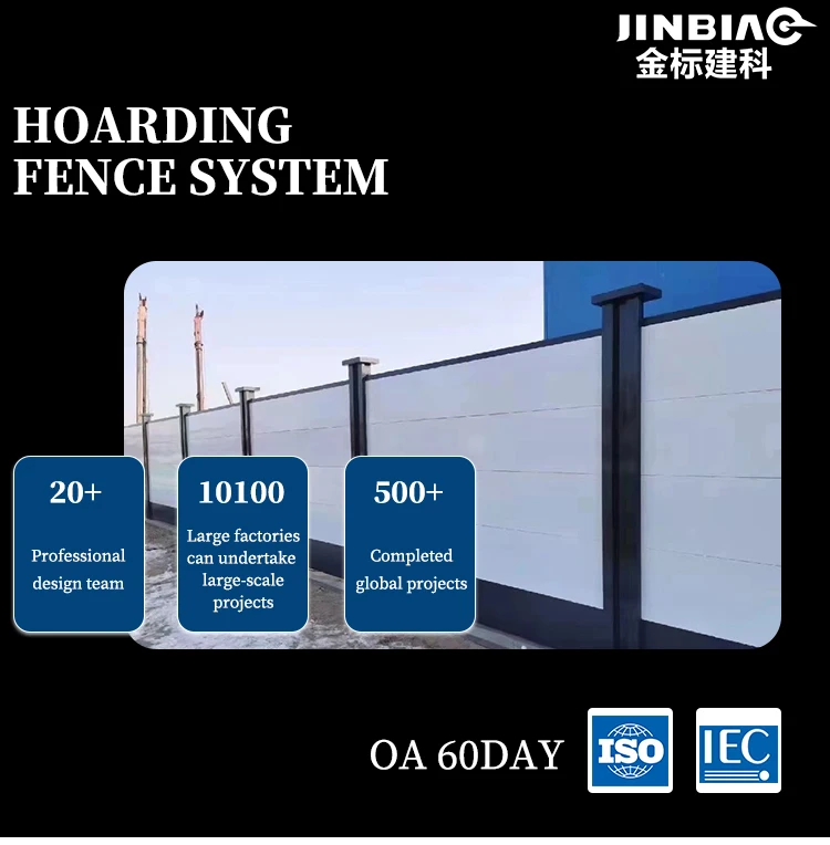 product luxury hoarding fence for real estate  municipal projects customizable design-1