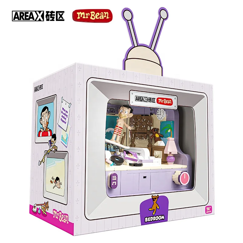 Factory Wholesale Mr. Bean Classic Scene Building Block Toys - 500