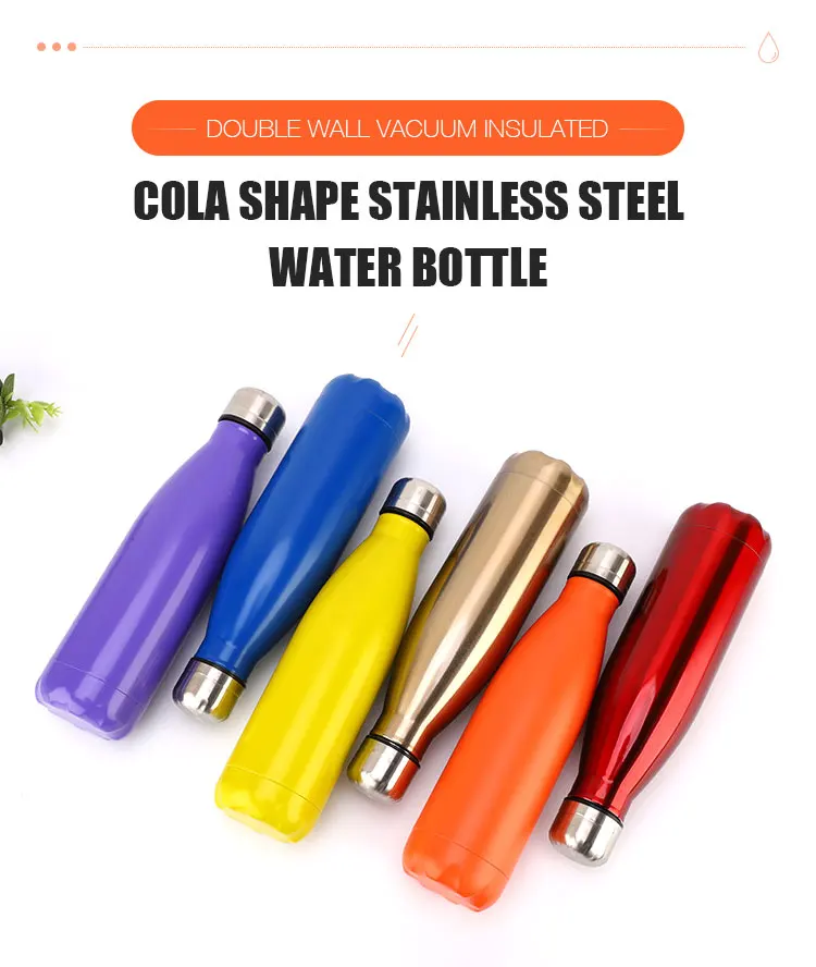 Travel Flask Water Bottle Steel Metal Drink Bottle For Sale Customized Bottle Vacuum Stainless