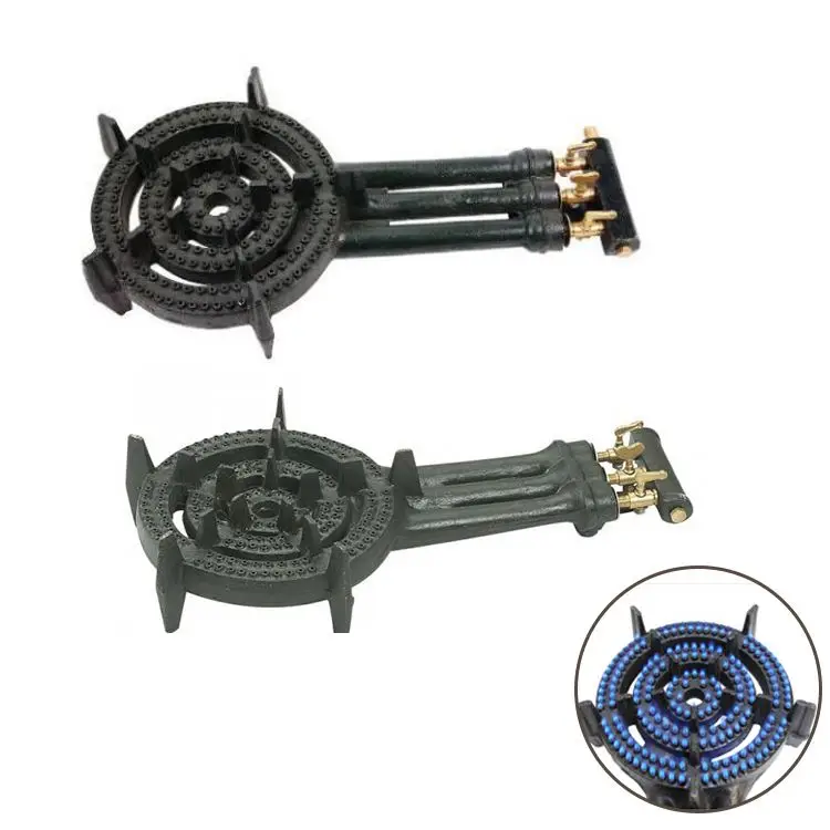 Wholesale Chinese manufacture cast iron flat top double burner