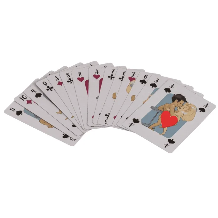 KAMA SUTRA Cartes à Jouer Érotiques Rondes Personnalisées Jeu pour Couples avec Positions Sexuelles Imprimées