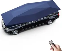 LR AUTO Automatic Car Cover UV Protection Sun Canopy Roof Mobile Carport Outdoor Polyester Fabric Mobile Shelter