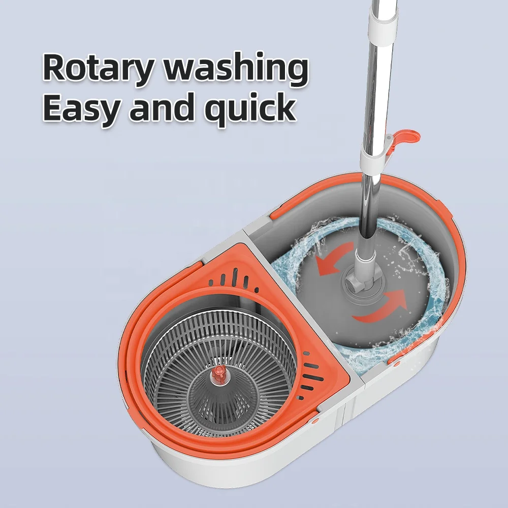 Швабра с ковшом набор Плоских скрешей из микрофибры швабры головы 360 для чистки пола