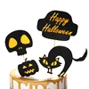 Ensembles de crânes de chat noir