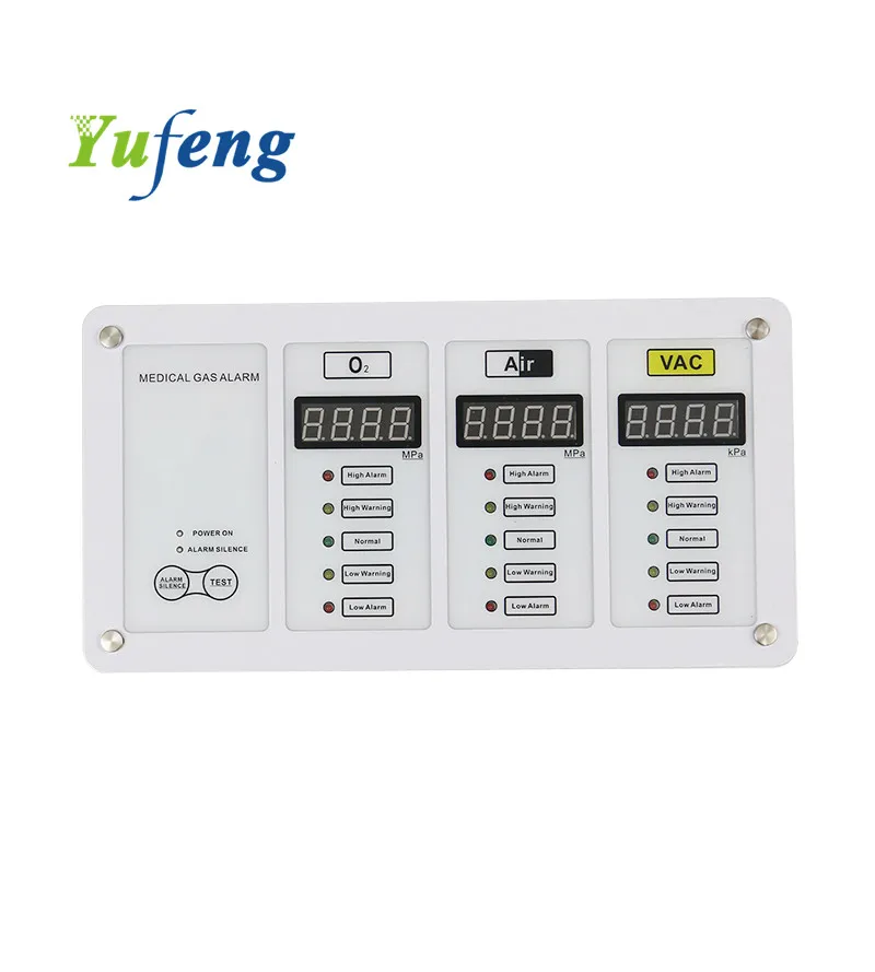 Hospital Gas Alarm System Pipeline for Air, Oxygen, N2O Medical Master Gas Alarm Mechanical Gas Alarm