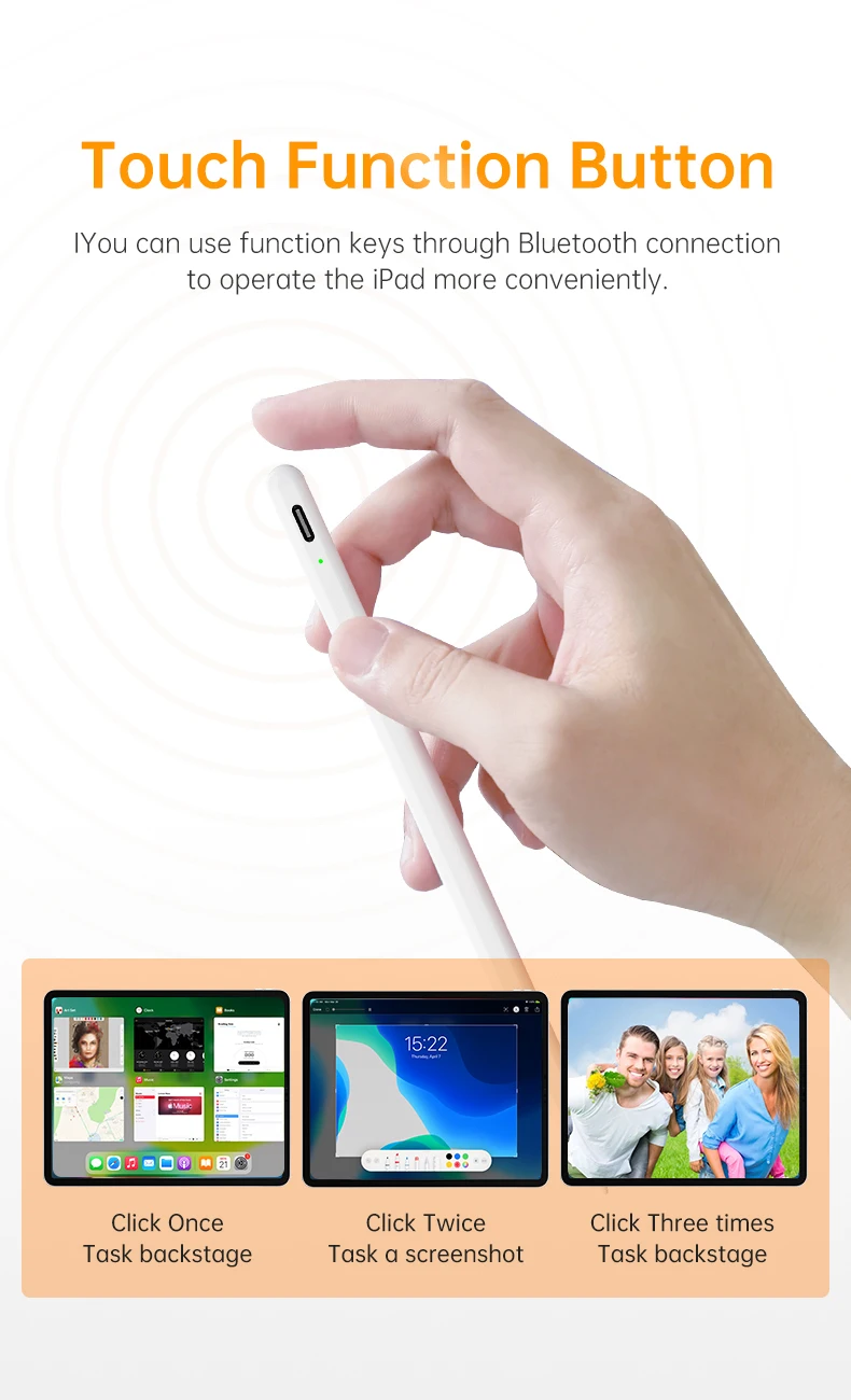 Pen Palm Rejection Tilt Pressure Sensing Replaceable Pen Tip