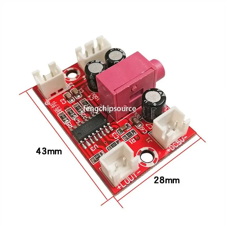 Reland Sun 1 Piece LM4863 Small Power Amplifier Board 3-5 V USB Power
