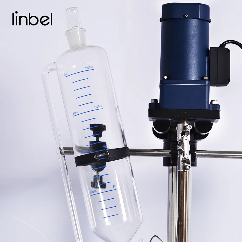 100L Glass Crystallization Filter Reactor for CBD Crystal