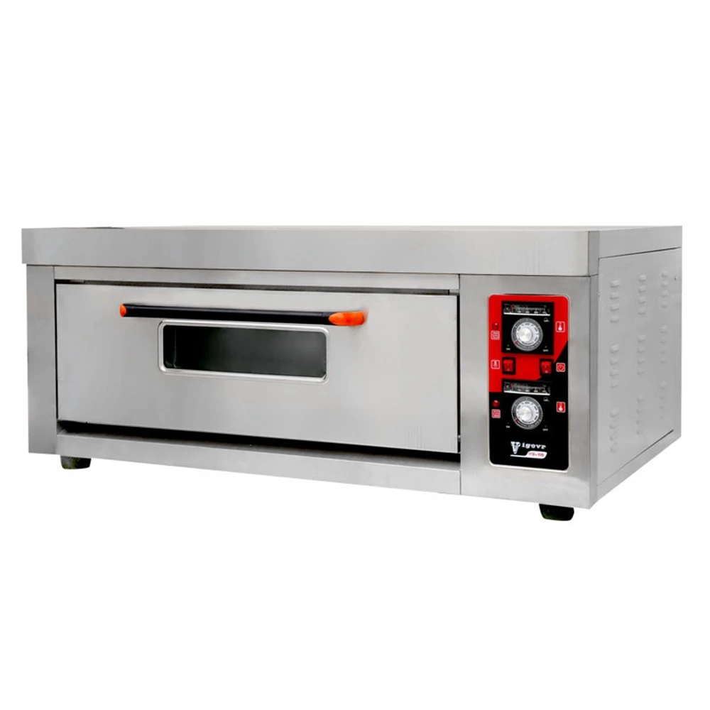 Top Bottom Controlled Separately 1 Deck 2 Trays Bread Baking Oven Gas Oven for Making Cake