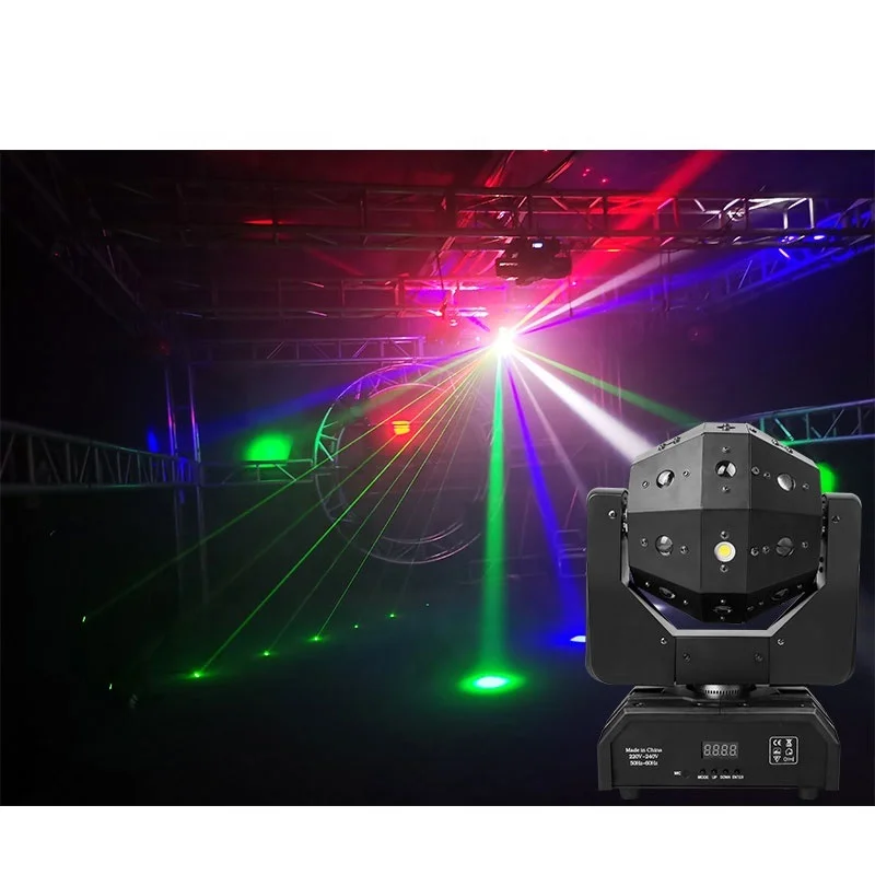 Lumière De Scène Rgb Led Lumière De Scène Pub Disco Lampe à Effet De  Lumière De Scène 3W 110 ~ 240V Mini RGB LED Ball Stage Light Pub Disco  Party Club Lampe