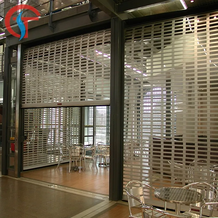 Remote Grille Automatic Commercial Rolling Shutter Door