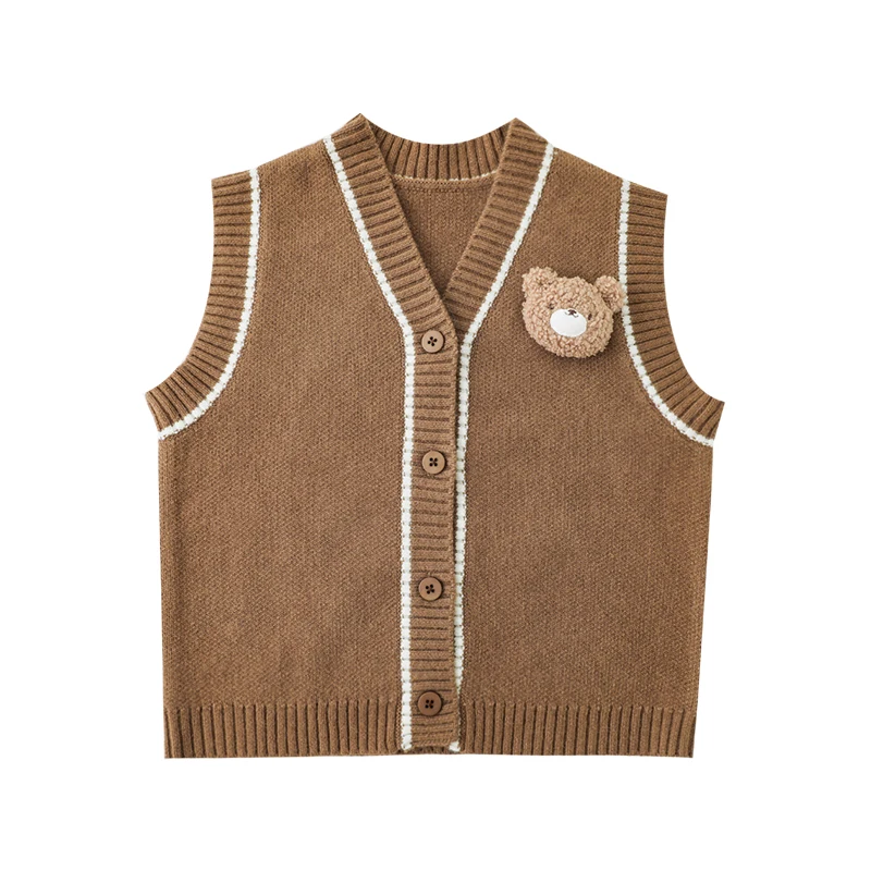 Q2749 Kids Sleeveless High Quality Cardigan - Cute & Sustainable