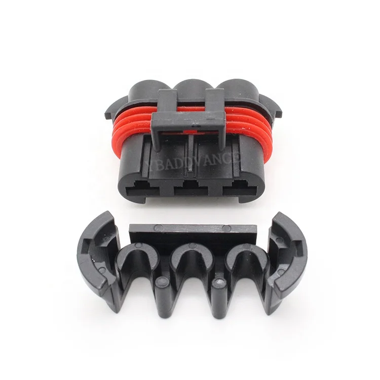 12124685 Delphi Metri-Pack 630 Series PA66 Female 3 Pin Blower Motor ...